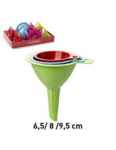 Set 3 Embudos Colores...