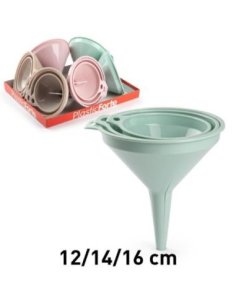 Set 3 Embudos 12/14/16cm...