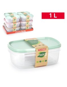 Pack 2 Fiambrera Color 1L...