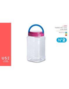 Tarro Pet 2,5 L Con Asa...