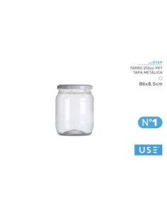 Tarro 212cc Pet Tapa...