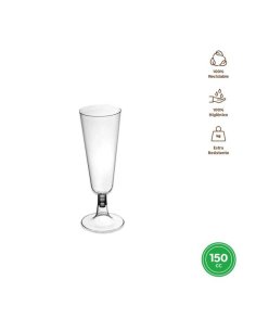 Copa Cava Reut. Transp. Pie...