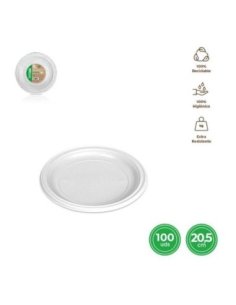 Plato Llano Reut. Blanco...