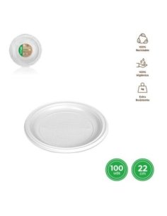 Plato Llano Reutilizable...