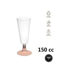 Copa Cava Reut. Transp. Pie...