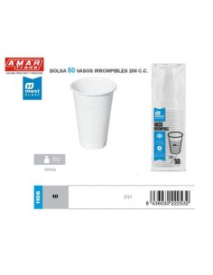 Vaso Irrompible Blanco...