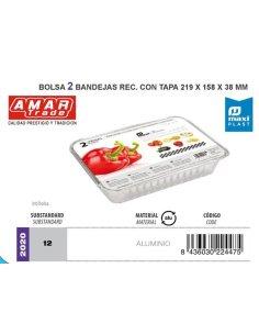 Bandeja Aluminio Tapa...