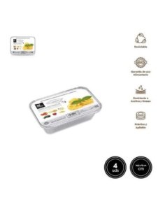 Bandeja Aluminio Con Tapa...