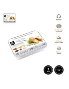 Bandeja Aluminio Con Tapa...