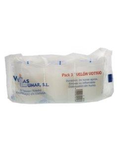 Pack 3 Velón Pequeño V-l...