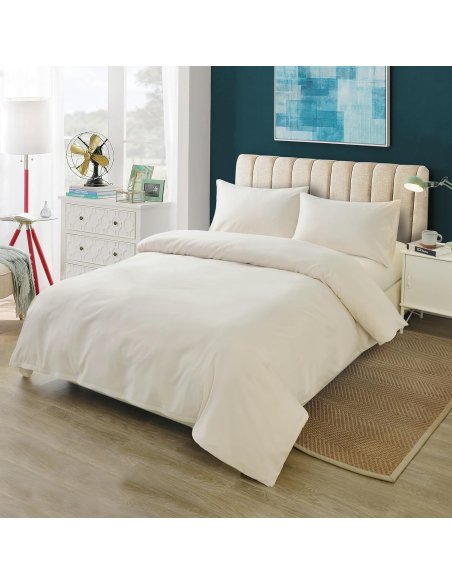 Funda Nordica de 4 Piezas Transpirable Suave al Tacto 100% Microfibra de Poliéster, Funda Edredón, con Fundas de Almohada