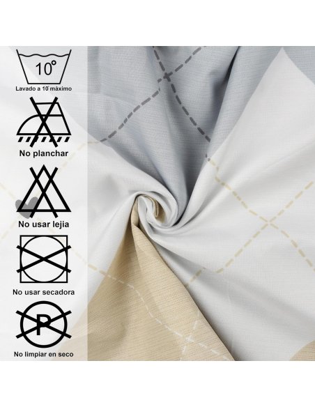 Funda Nordica de 4 Piezas Transpirable Suave al Tacto 100% Microfibra de Poliéster, Funda Edredón, con Fundas de Almohada