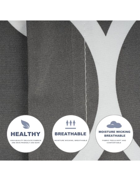 Funda Nordica de 4 Piezas Transpirable Suave al Tacto 100% Microfibra de Poliéster, Funda Edredón, con Fundas de Almohada