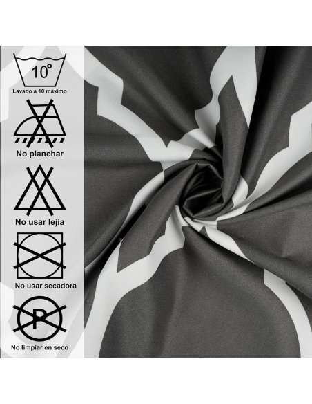 Funda Nordica de 4 Piezas Transpirable Suave al Tacto 100% Microfibra de Poliéster, Funda Edredón, con Fundas de Almohada