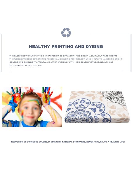 Funda Nordica de 4 Piezas Transpirable Suave al Tacto 100% Microfibra de Poliéster, Funda Edredón, con Fundas de Almohada