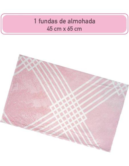 Manta Gruesa Edredón Invierno Sherpa de Microfibra de 600 gr/m², Edredón Nórdico con Borreguito Suave y Cálido