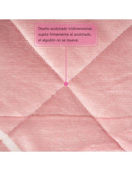 Manta Gruesa Edredón Invierno Sherpa de Microfibra de 600 gr/m², Edredón Nórdico con Borreguito Suave y Cálido