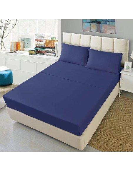 Juego de Sábanas, Microfibra Extra Suave, Sábanas Bajera Ajustable, Encimera, com de Almohada