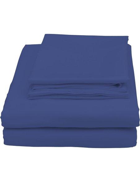 Juego de Sábanas, Microfibra Extra Suave, Sábanas Bajera Ajustable, Encimera, com de Almohada