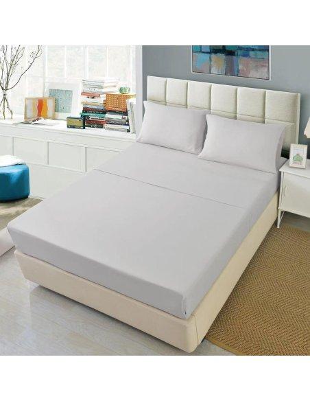 Juego de Sábanas, Microfibra Extra Suave, Sábanas Bajera Ajustable, Encimera, com de Almohada