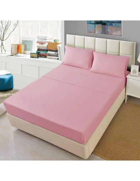 Juego de Sábanas, Microfibra Extra Suave, Sábanas Bajera Ajustable, Encimera, com de Almohada