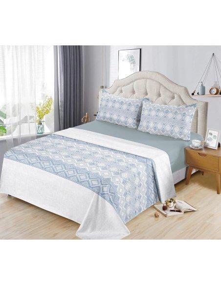 Juego de Sábanas, Microfibra Extra Suave, Sábanas Bajera Ajustable, Encimera, con de Almohada