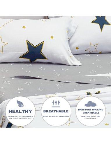 Juego de Sábanas, Microfibra Extra...