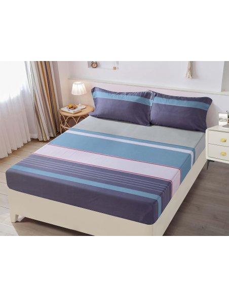 Juego de Sábanas, Microfibra Extra Suave, Sábanas Bajera Ajustable, Encimera, con de Almohada