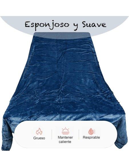 Manta Sofá Invierno Polar, Manta Borreguito Reversible, Cobijas de Invierno, Mantas para Invierno, Extra Suave, Caliente