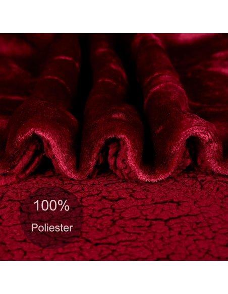 Manta Sofá Invierno Polar, Manta Borreguito Reversible, Cobijas de Invierno, Mantas para Invierno, Extra Suave, Caliente