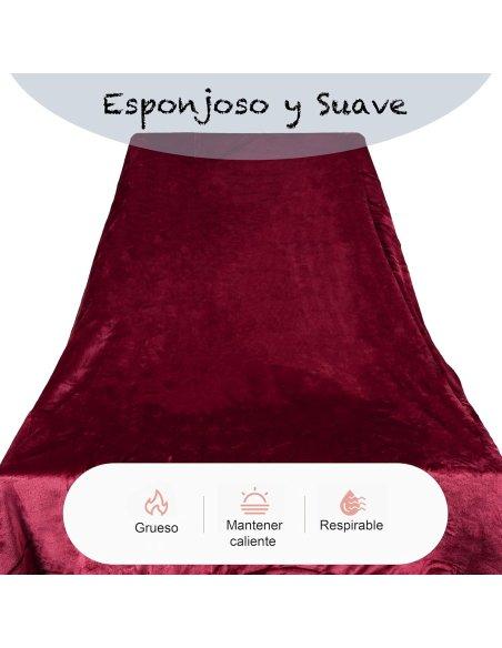 Manta Sofá Invierno Polar, Manta Borreguito Reversible, Cobijas de Invierno, Mantas para Invierno, Extra Suave, Caliente