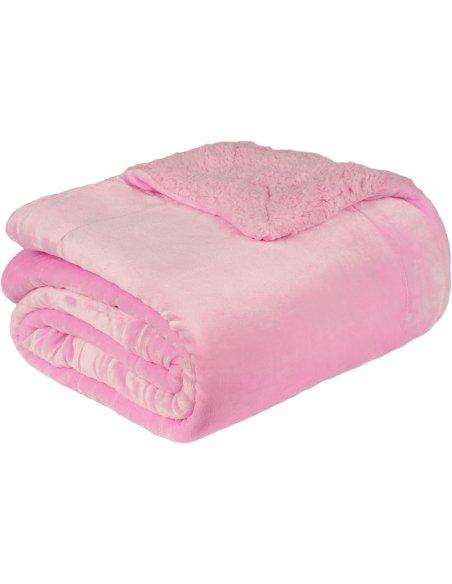 Manta Sofá Invierno Polar, Manta Borreguito Reversible, Cobijas de Invierno, Mantas para Invierno, Extra Suave, Caliente