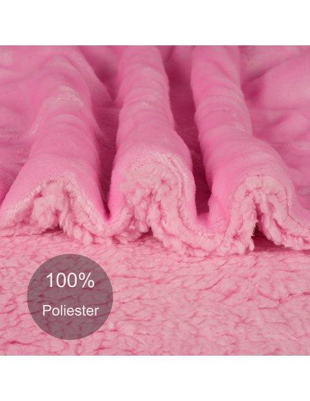 Manta Sofá Invierno Polar, Manta Borreguito Reversible, Cobijas de Invierno, Mantas para Invierno, Extra Suave, Caliente