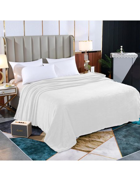 Manta Grande para Sofá Extrasuave 100% Poliéster, Manta Sofa Manta para Cama para Toda Estación