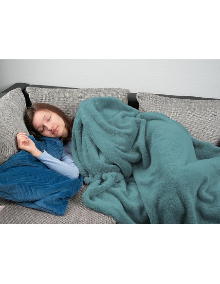 Manta Grande para Sofá Extrasuave 100% Poliéster, Manta Sofa Manta para Cama para Toda Estación