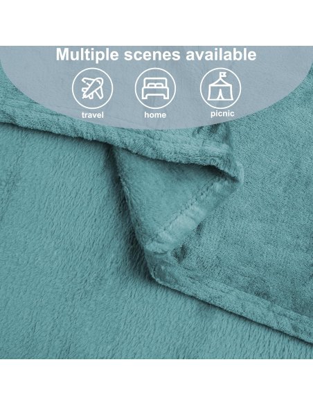 Manta Grande para Sofá Extrasuave 100% Poliéster, Manta Sofa Manta para Cama para Toda Estación