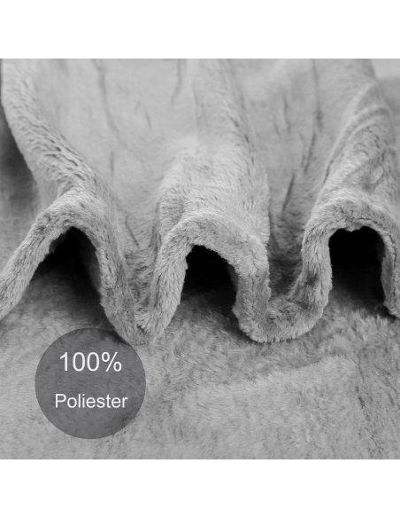 Manta para Sofá Extrasuave Microfibra, Manta Sofa Franela, Manta Polar para Cama, para Toda Estación