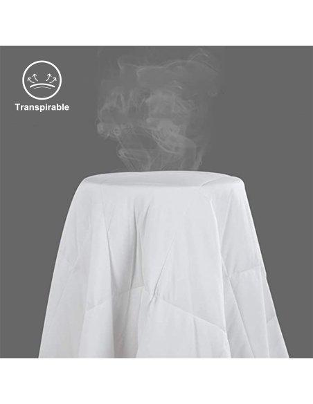 Edredón Nórdico para Invierno y Otoño 330gr/m², Relleno Nordico Fibra Hueca Siliconada, Cálido, Antiácaros, Certificado Oeko-Tex