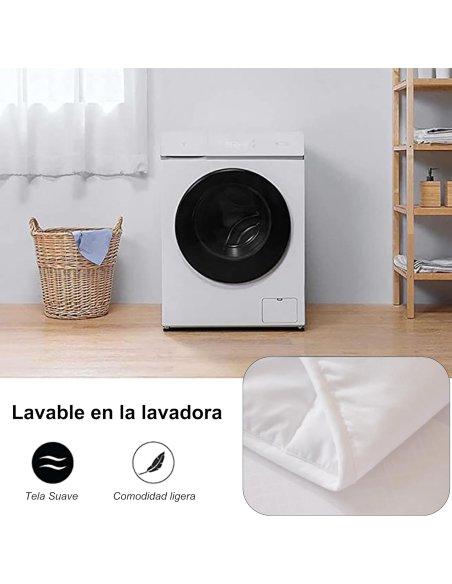 Edredón Nórdico para Invierno y Otoño 330gr/m², Relleno Nordico Fibra Hueca Siliconada, Cálido, Antiácaros, Certificado Oeko-Tex