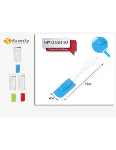 Espatula Silicona 19x4cm...