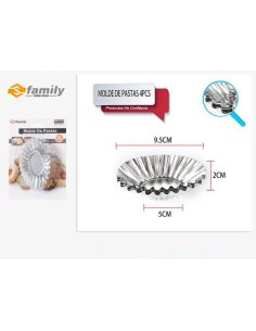 Molde De Pastas 4pcs 9.5cm