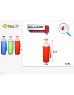 Botella Sport 600ml Colores...