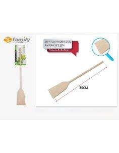 Espatula Madera Con Ranura...