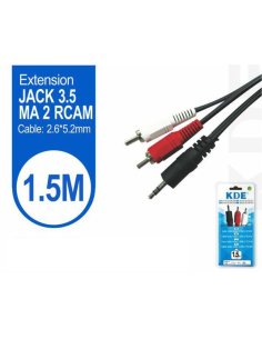 Extension Jack 3.5mm 2 RCA...