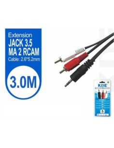 Extension Jack 3.5mm 2 RCA...