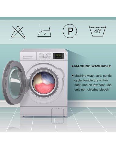 Juego de 2 Fundas Almohada, Protector...