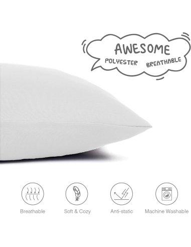 Juego de 2 Fundas Almohada, Protector...