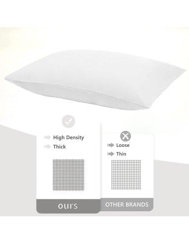 Juego de 2 Fundas Almohada, Protector...