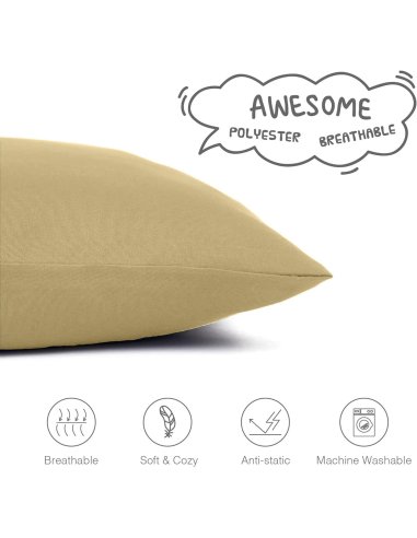 Juego de 2 Fundas Almohada, Protector...