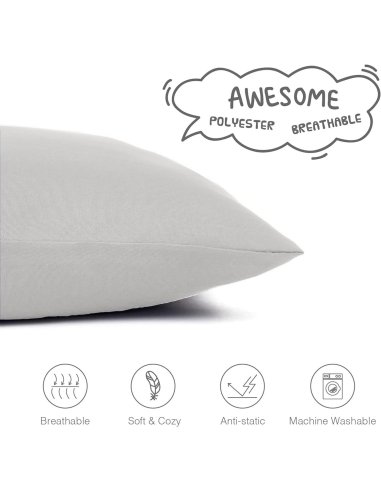 Juego de 2 Fundas Almohada, Protector...